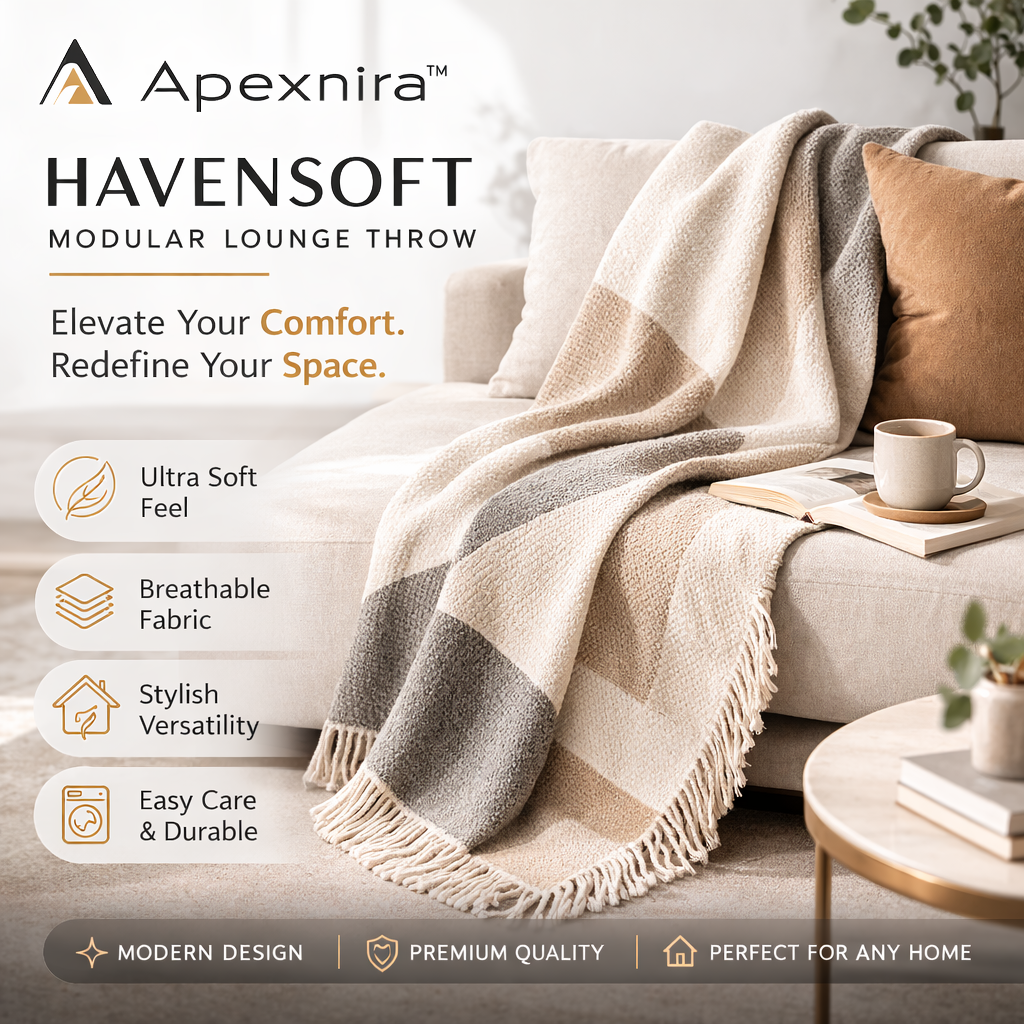 Apexnira™ HavenSoft Modular Lounge Throw