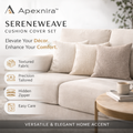 Apexnira™ SereneWeave Cushion Cover Set