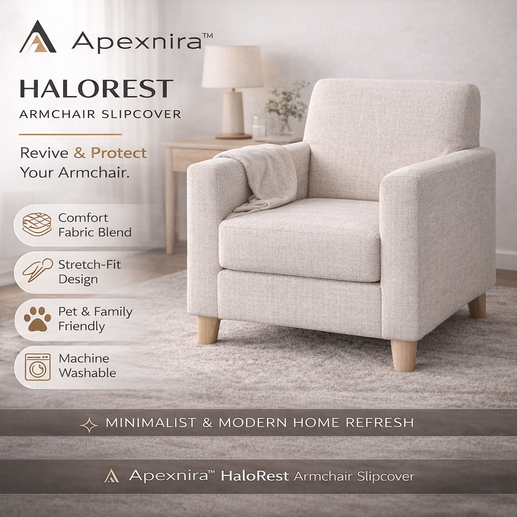 Apexnira™ HaloRest Armchair Slipcover